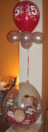 ballon avec peluche